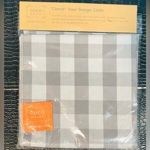 NWT Coco Knits Check Your Gauge Cloth Knitter’s Block Kit